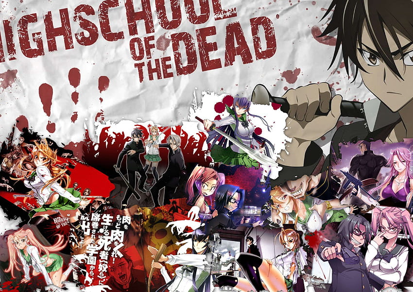 Anime Highschool Of The Dead Yuriko Takagi Souichiro Takagi Alice Maresato Shizuka Marikawa Kôta Hirano S…, rei miyamoto HD wallpaper