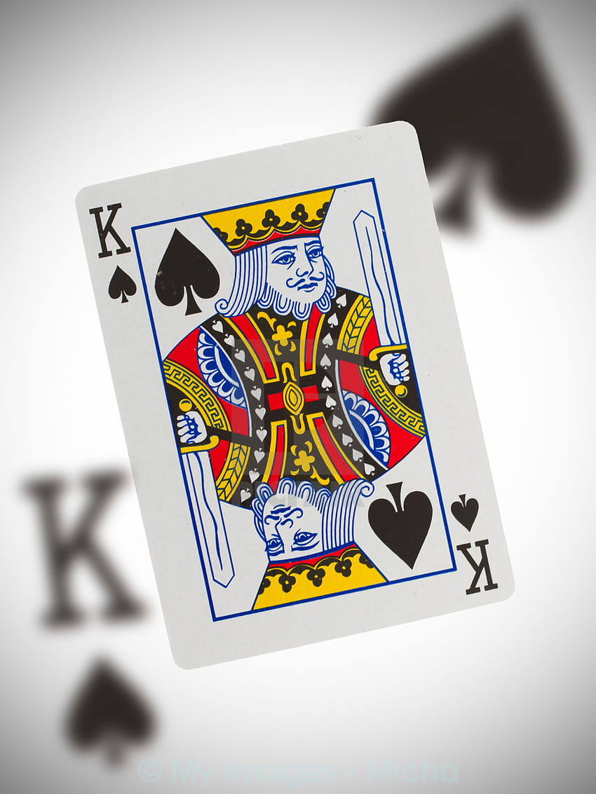 Playing card, king of spades HD phone wallpaper