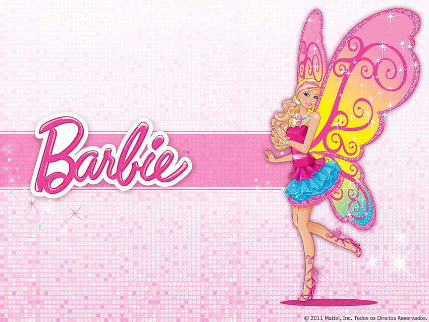 barbie17, latar belakang barbie pink Wallpaper HD