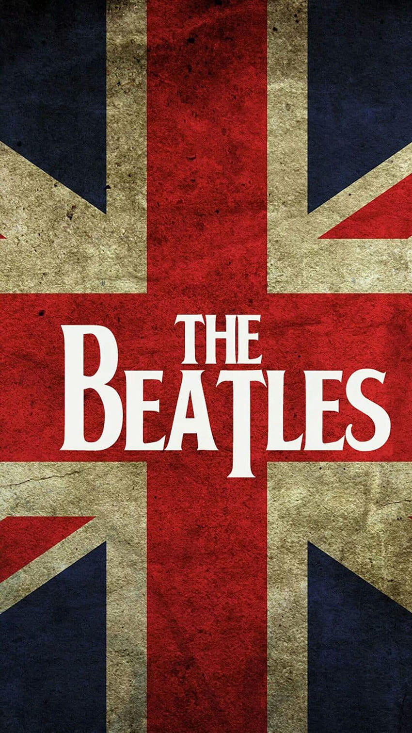Los Beatles Reino Unido Bandera Android fondo de pantalla del teléfono