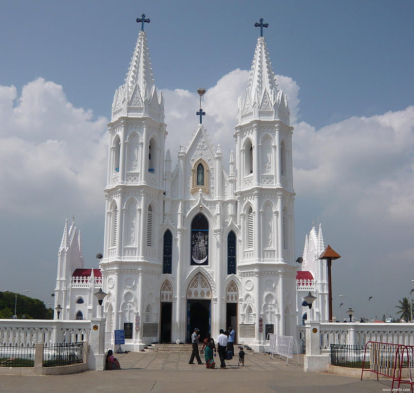 인도 벨란칸니 교회 HD 월페이퍼