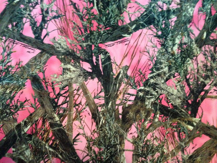 Pink Camo Mossy Oak Camouflage, mimetico realtree rosa Sfondo HD
