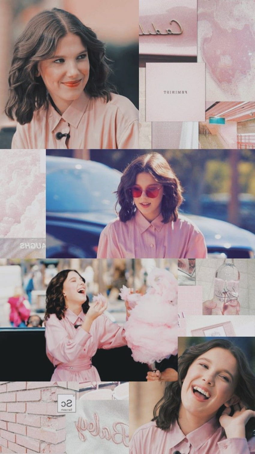 Here is your Millie bobby brown pastel aesthetic wallpa, millie bobby brown iphone HD phone wallpaper