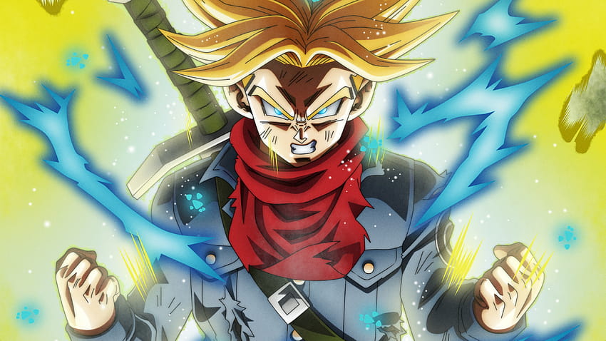 Download Anime IPad Trunks Super Saiyan Wallpaper