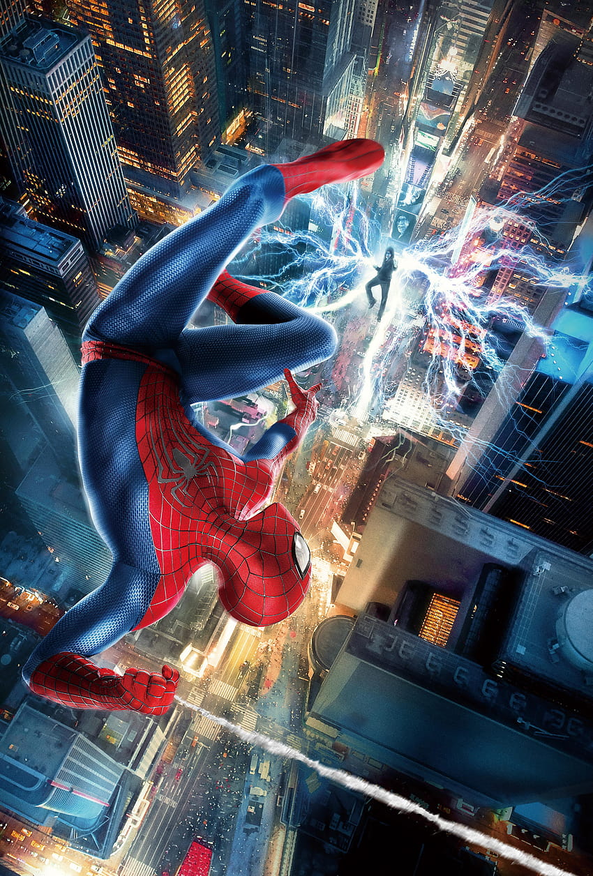 The Amazing Spider Man VS Electro HD-Handy-Hintergrundbild