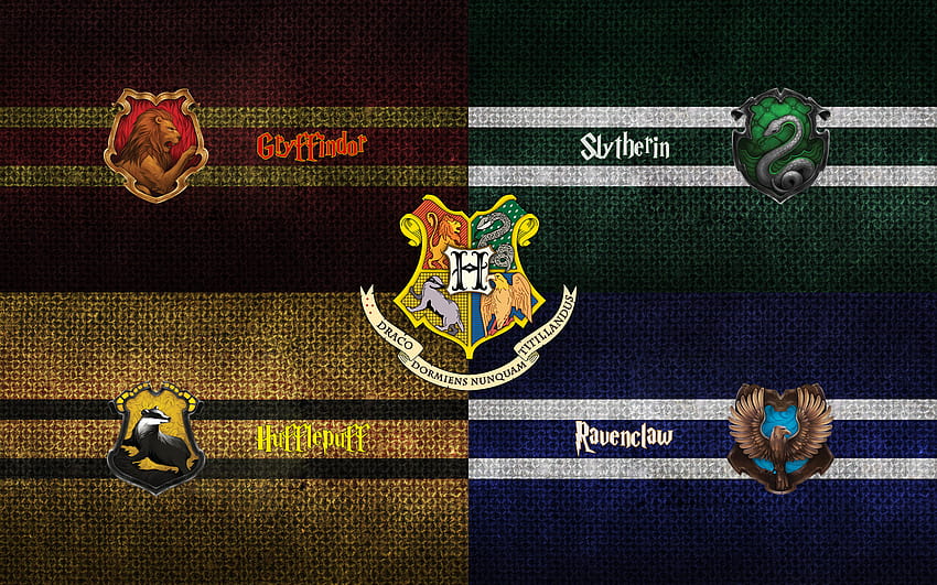 hogwarts houses logo wallpaper