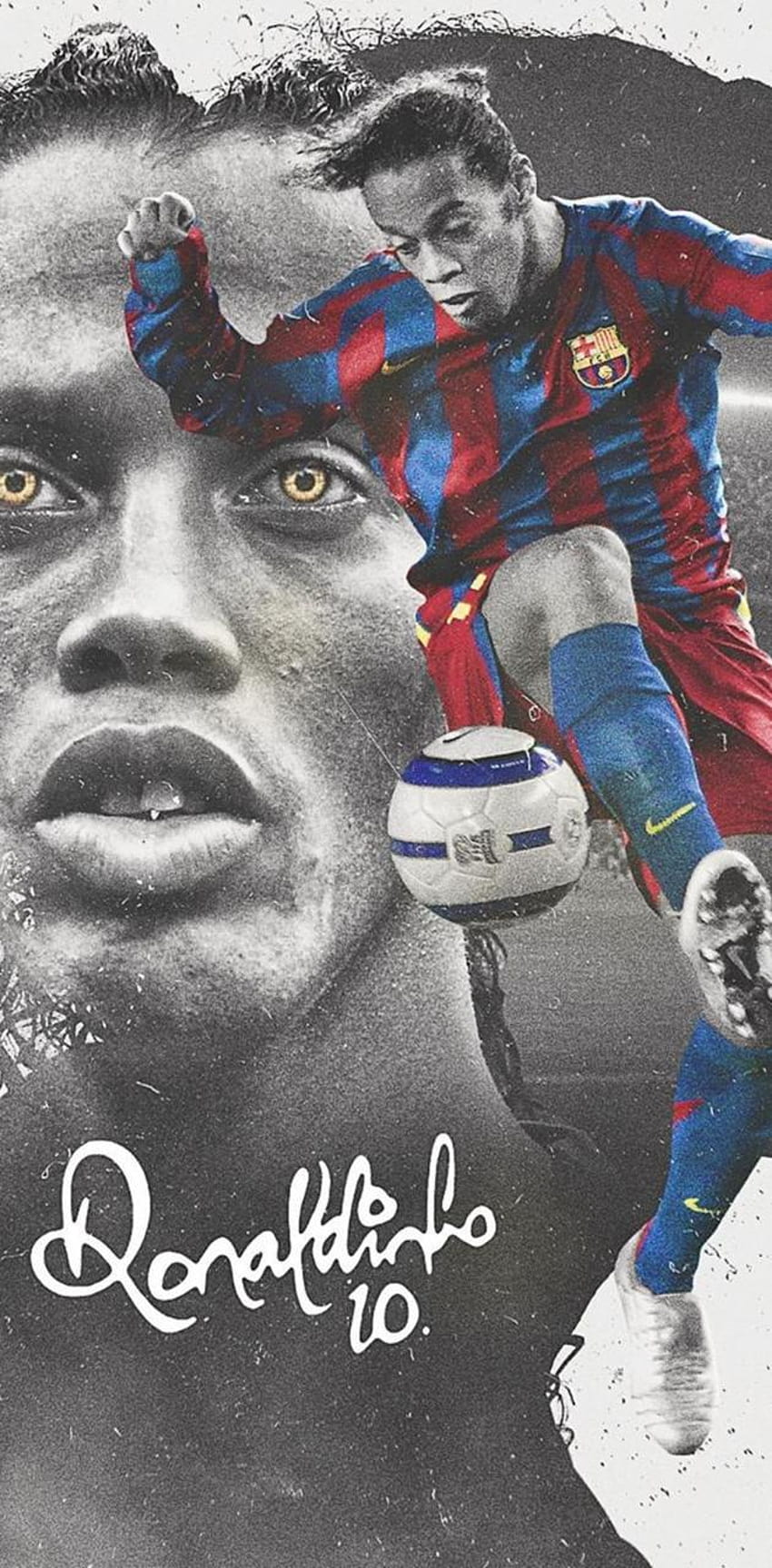 Ronaldinho przez Ortheos, ronaldinho barcelona Tapeta na telefon HD