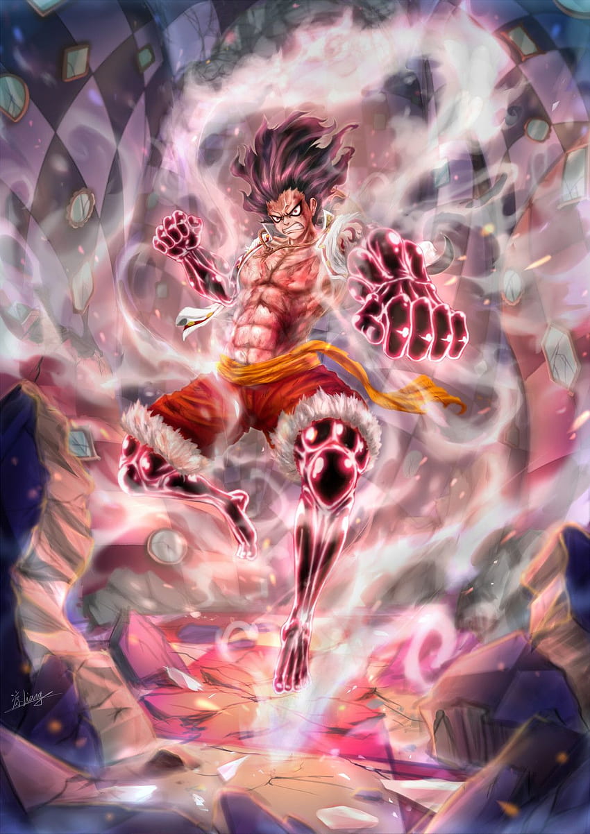 ArtStation - One Piece - Monkey D. Luffy (Gear Fourth)