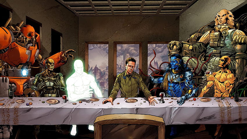 Last Supper, jesus dinner table HD wallpaper