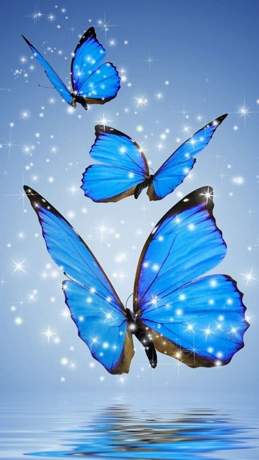 73 Butterfly [1080x1920] for your , Mobile & Tablet, blue aesthetic butterfly  HD phone wallpaper | Pxfuel
