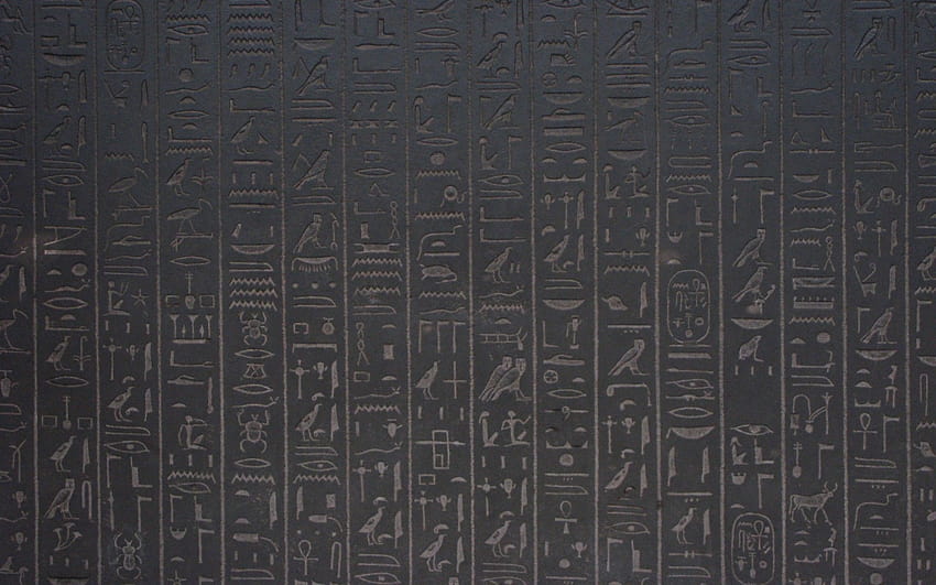 Hiéroglyphes égyptiens, hiéroglyphes égyptiens antiques Fond d'écran HD