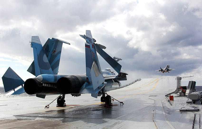 Deck, carrier, sukhoi su 33 su 33 HD wallpaper | Pxfuel