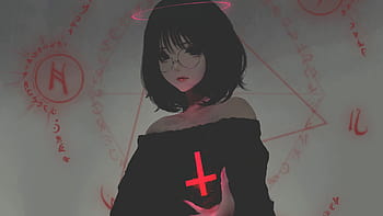 Dark Anime Girl Picture #128676210