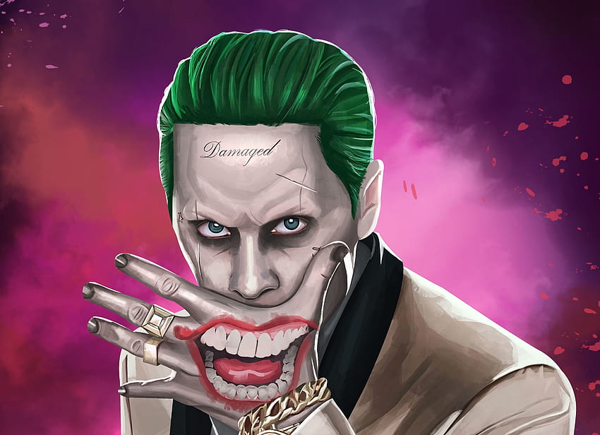 Suicide Squad Joker Cartoon, suicide squad cartoon HD wallpaper
