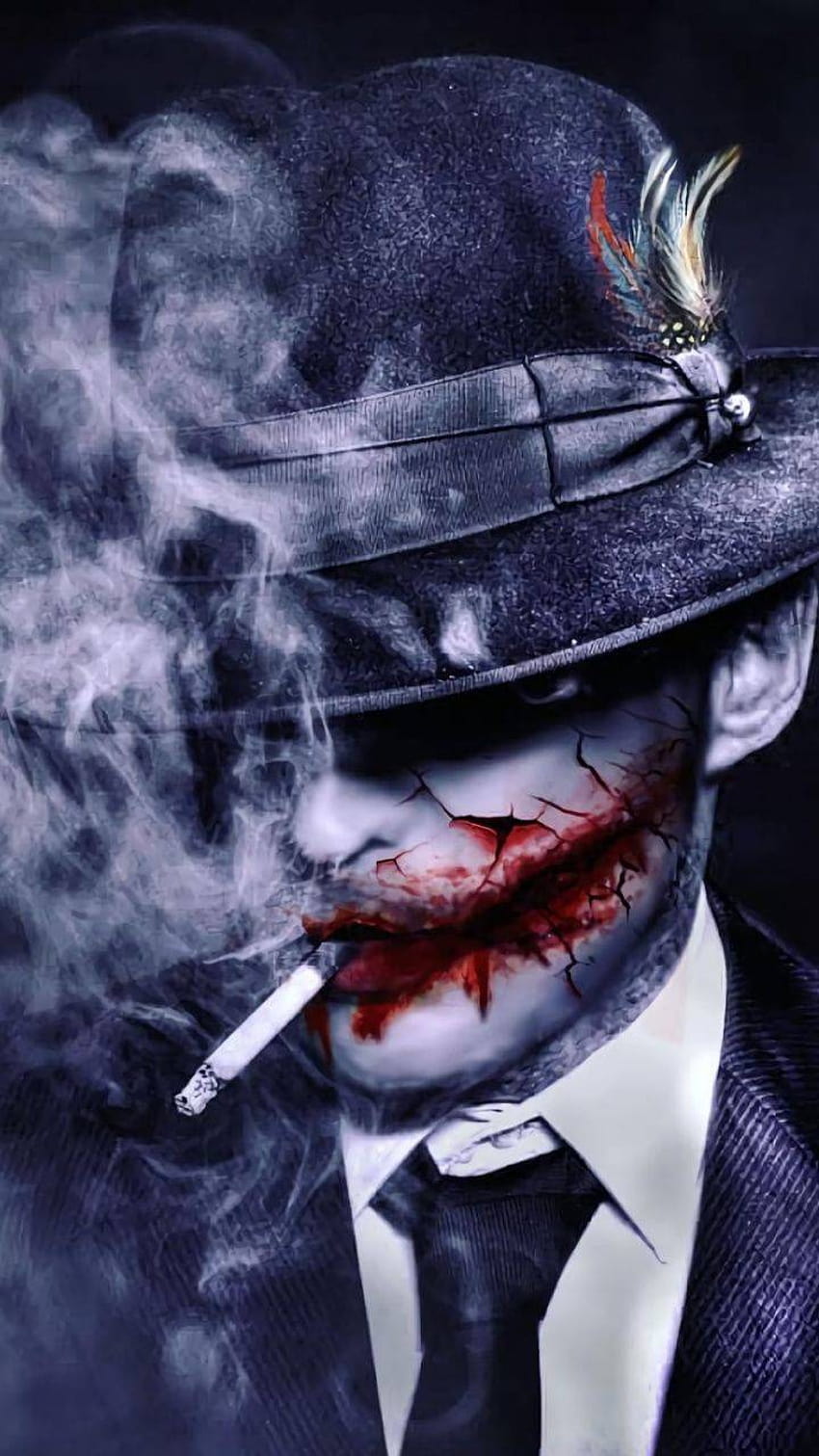 Smoking Joker, joker phone smoke HD phone wallpaper