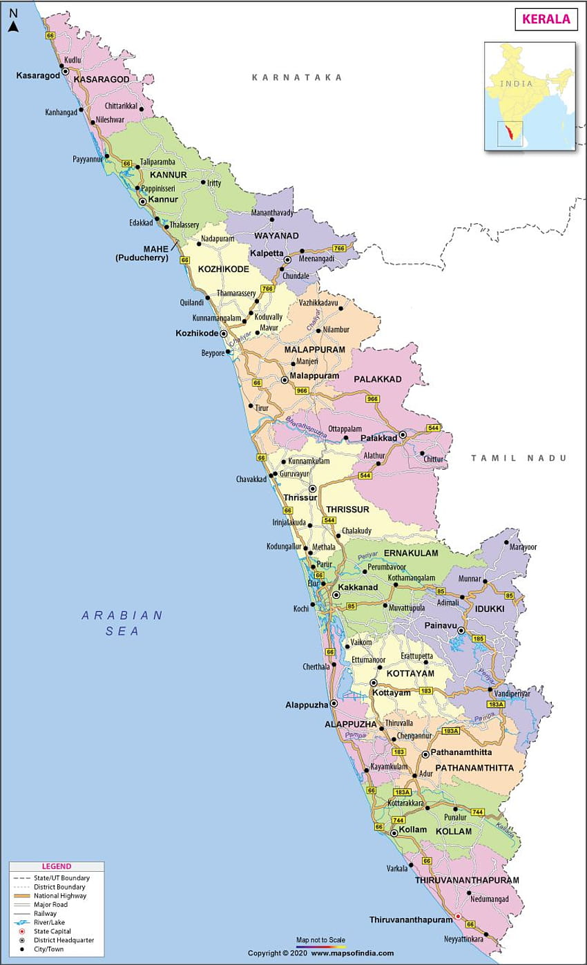 Kerala Map / Kerala Map Vectores de stock Shutterstock fondo de pantalla del teléfono