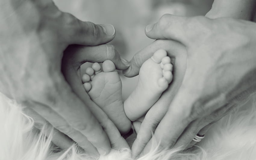 ครอบครัว, แนวคิดการเกิด, แนวคิดทารกแรกเกิด, ครอบครัวสุขสันต์, แม่พ่อลูก, เท้าทารกในมือพ่อแม่, แนวคิดพ่อแม่, แนวคิดความรักที่มีความละเอียด 3840x2400 คุณสูงพ่อแม่ลูก วอลล์เปเปอร์ HD