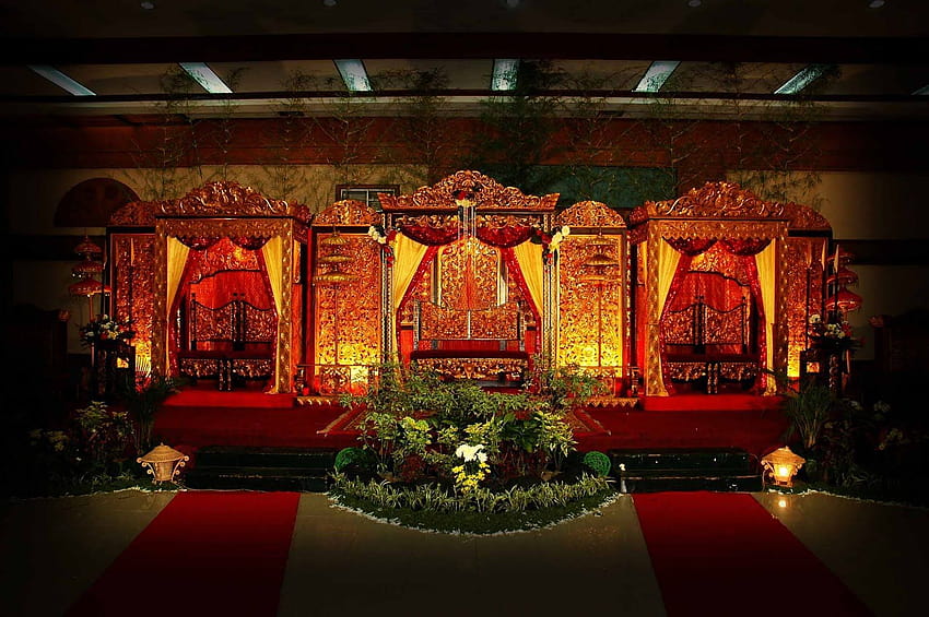 Indian Wedding stage decoration ...in.pinterest, wedding decoration HD wallpaper