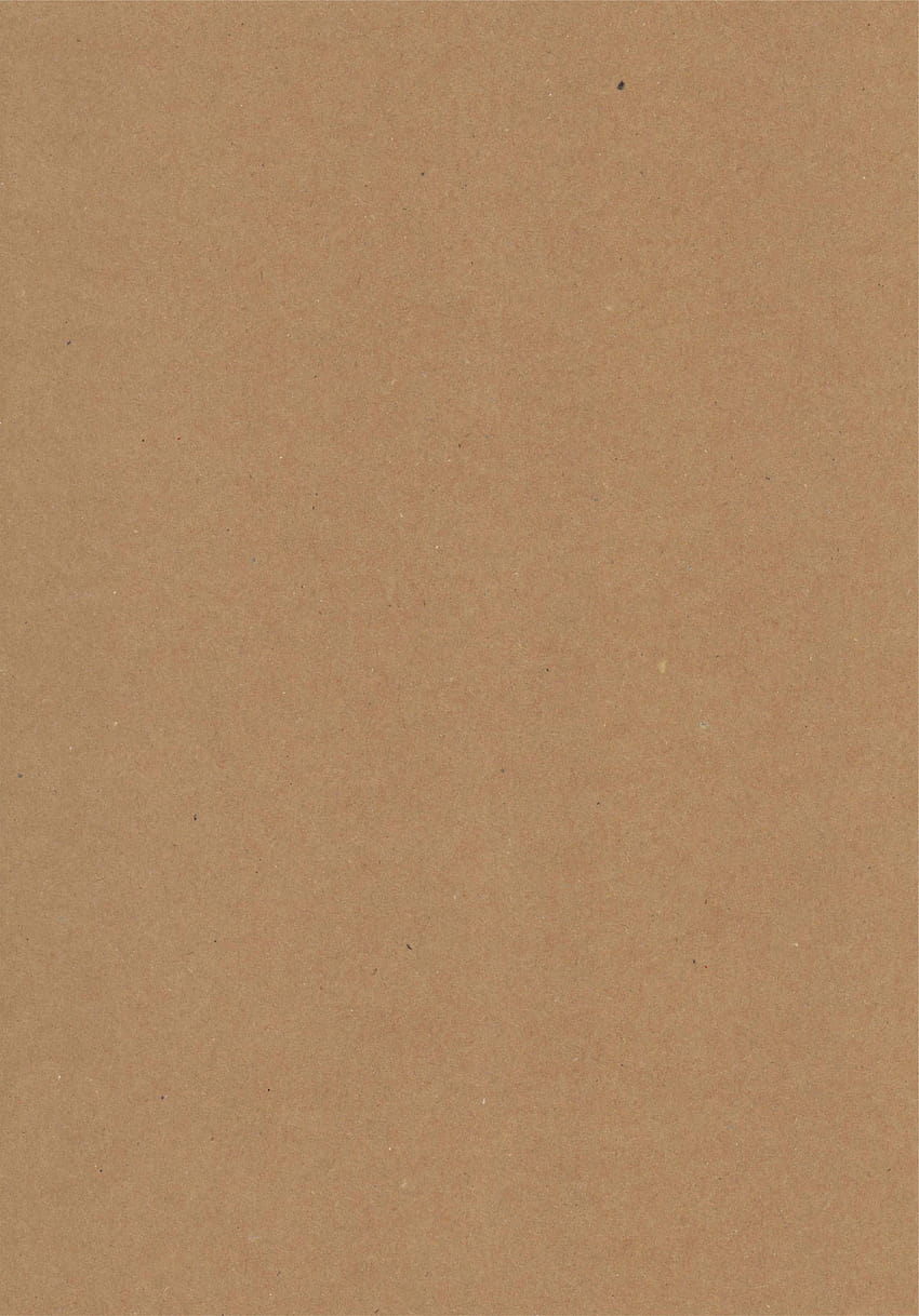 Tarjeta Vintage Kraft A4 en 2020, estética marrón liso fondo de pantalla del teléfono