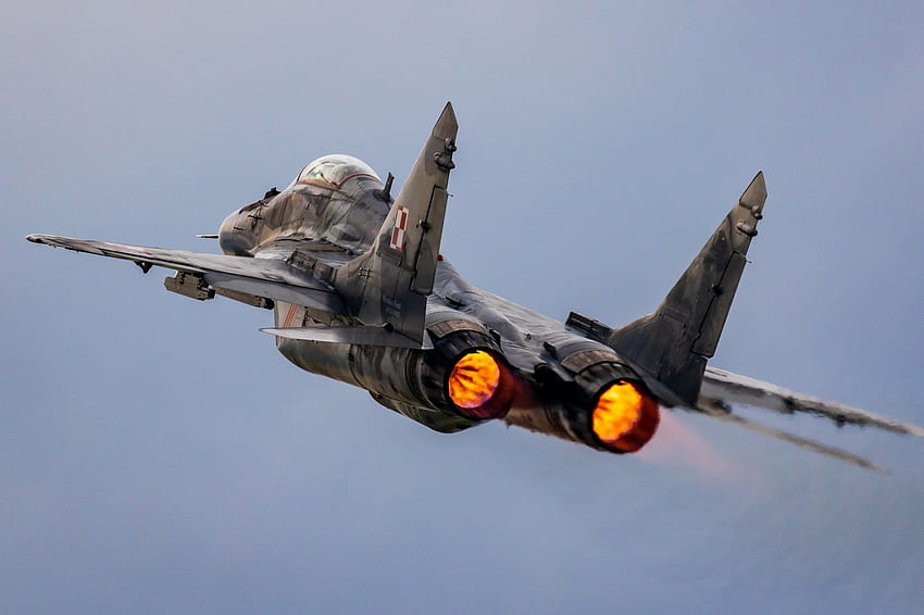 : 500px, mig 29, Fulcrum, afterburner, jet engine, aircraft, military, airshows, aerial 2048x1365, afterburners HD wallpaper