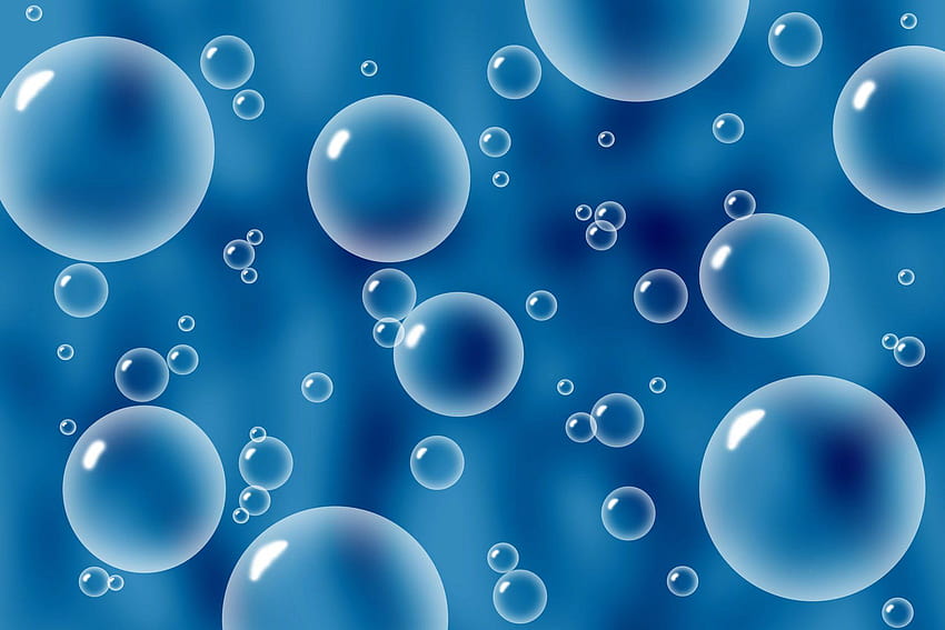Bubbles On Dark Blue Backgrounds Stock, blue bubble background HD wallpaper  | Pxfuel