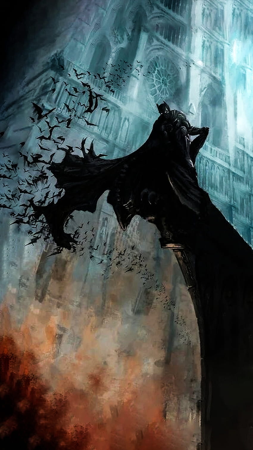 Illustration de Batman, fan art de Batman Fond d'écran de téléphone HD