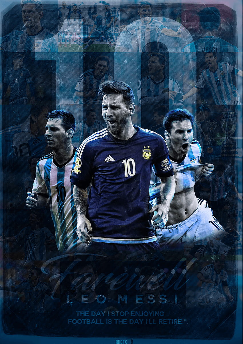 Лионел Меси Аржентина, аржентински футболен отбор HD тапет за телефон