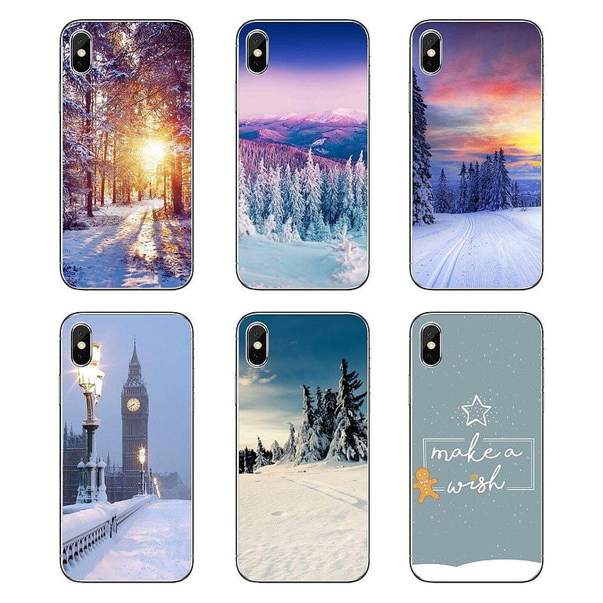 Winter for Phone For Samsung Galaxy A5 A6 A7 A8 A9 J4 J5 J7 J8 2017 2018 Plus Prime Soft Transparent Cases Covers HD phone wallpaper