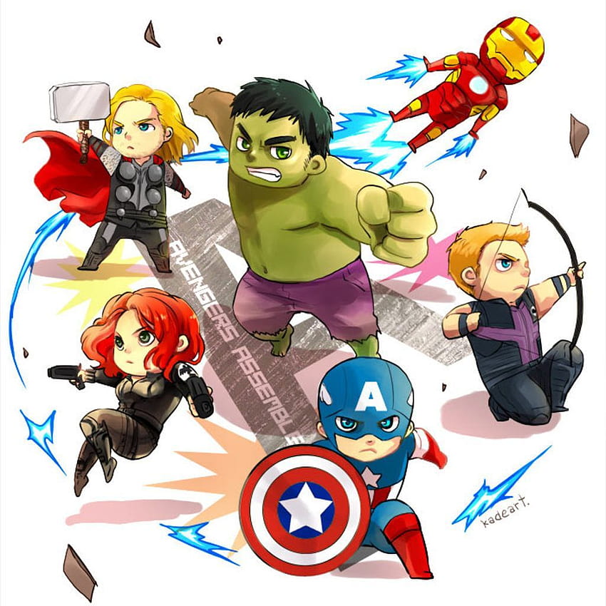 HD desktop wallpaper Comics Captain Marvel Chibi download free picture  1008954
