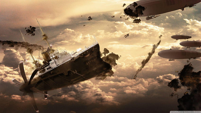 War Ship ❤ for Ultra TV • Wide, anime war HD wallpaper | Pxfuel