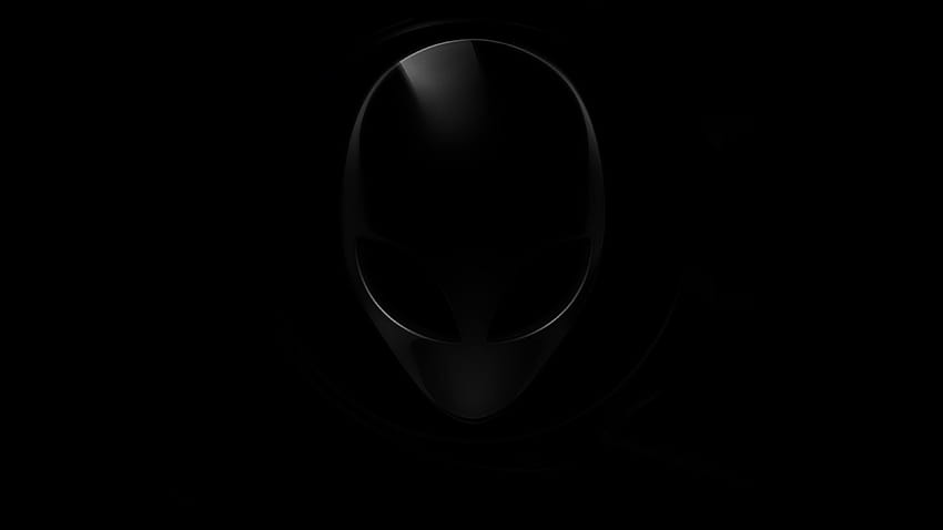 Alienware Black ·①, fundo alienware preto papel de parede HD