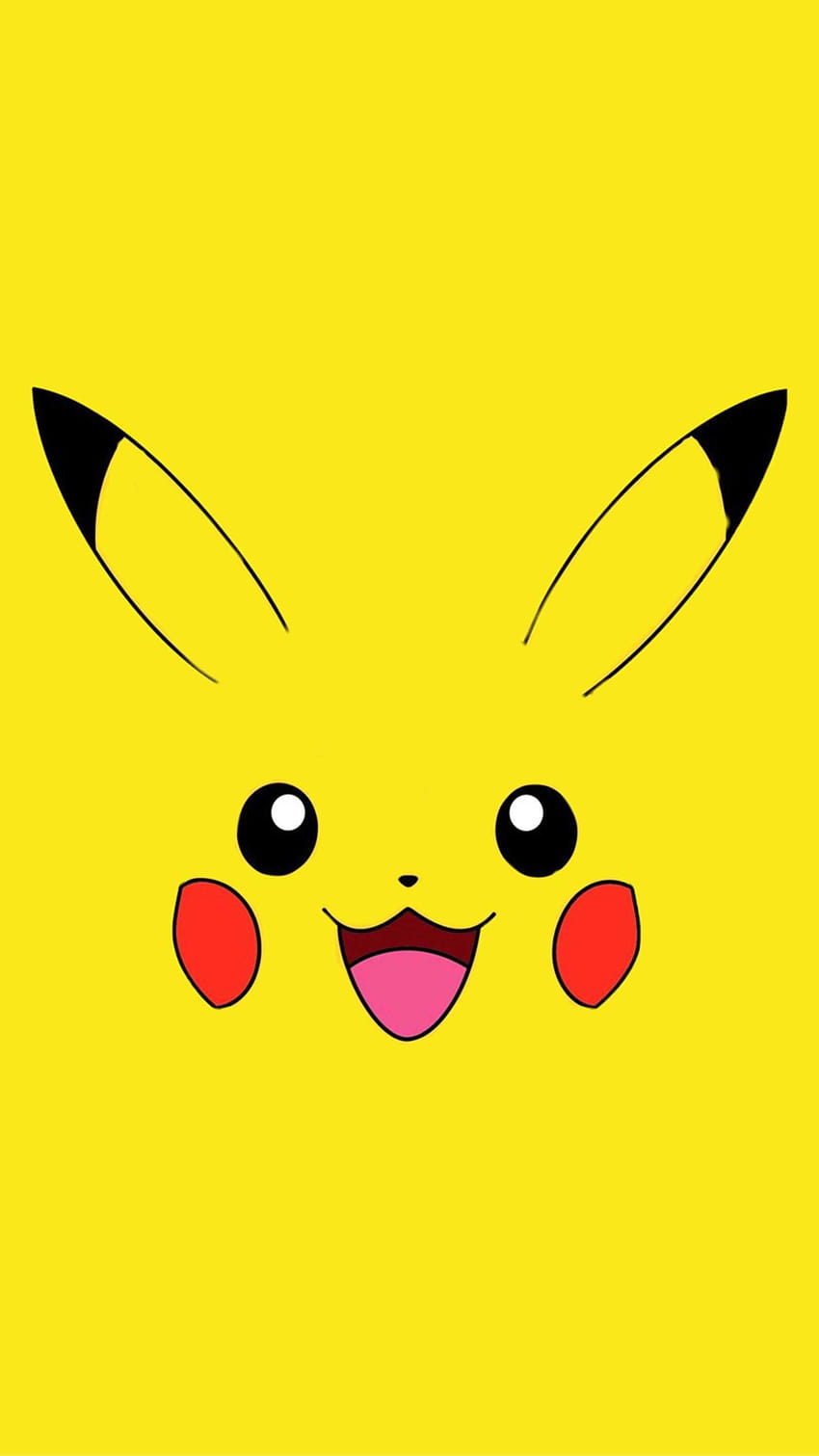 pikachu face HD phone wallpaper