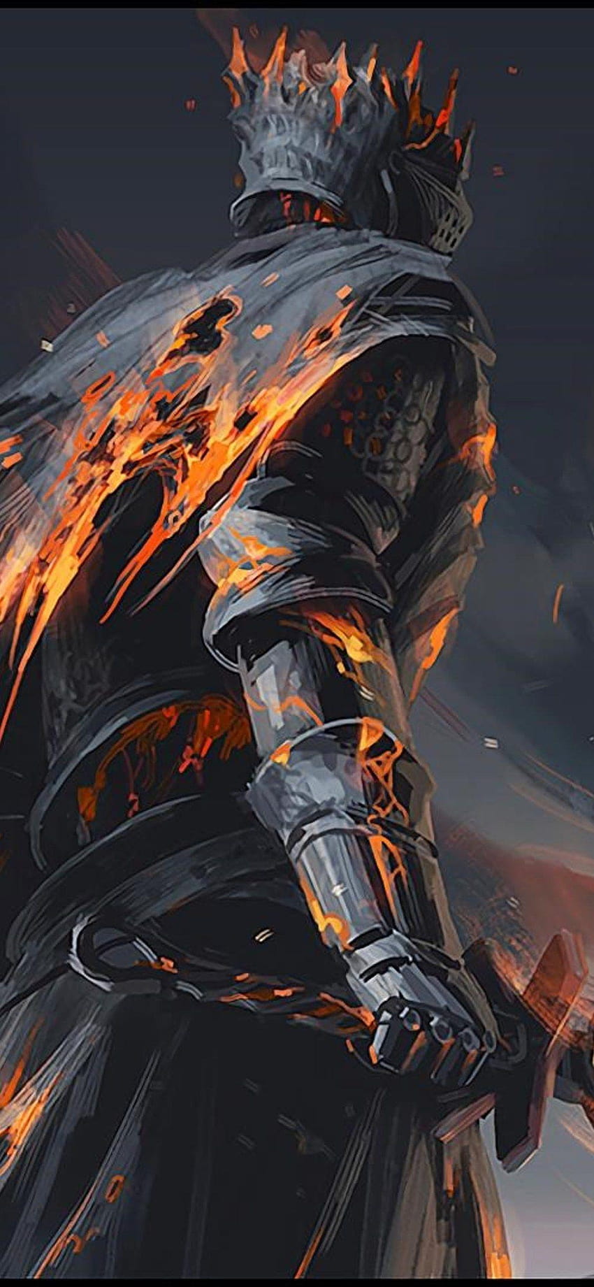 HD wallpaper Dark Souls video games Dark Souls Remastered knight  gwyn lord of cinder  Wallpaper Flare