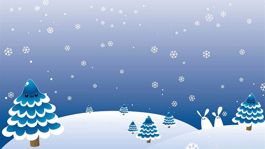  Dibujos animados de invierno, lindos dibujos animados de invierno fondo de pantalla