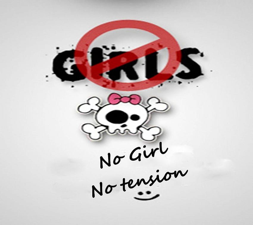No girls no tension, no love no tension 3d HD wallpaper