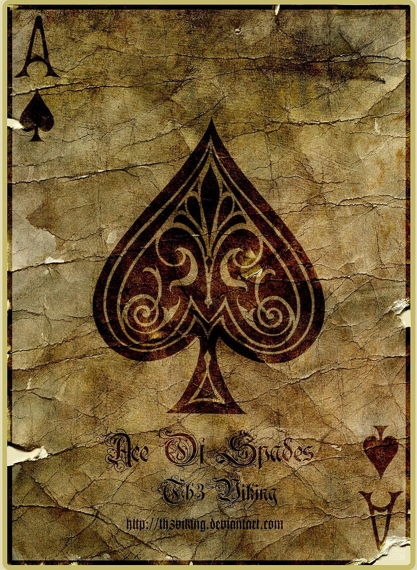 Awesome Ace Of Spades HD phone wallpaper