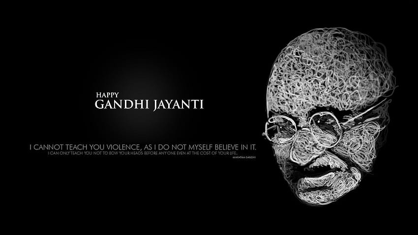 Gandhi Jayanti October 2 Non Violence Quotes PC, nonviolence HD wallpaper
