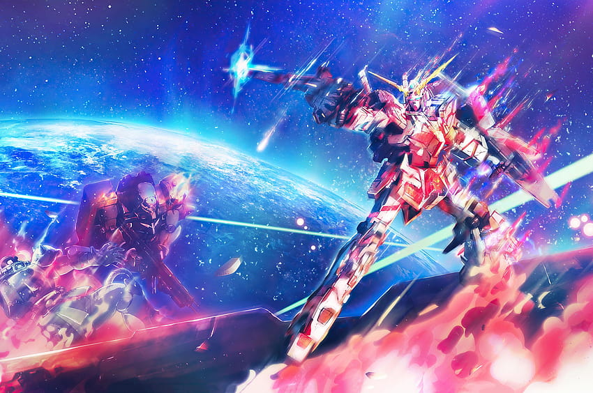 2560x1700 Mobile Suit Gundam Unicorn Anime Chromebook Pixel, tła i Tapeta HD