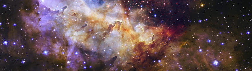 Westerlund 2 by NASA, 5120x1440 space HD wallpaper