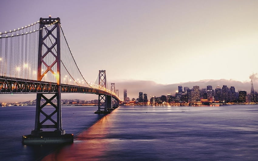 Сан Франциско голдън гейт мост MacBook Air, Коледа Сан Франциско HD тапет