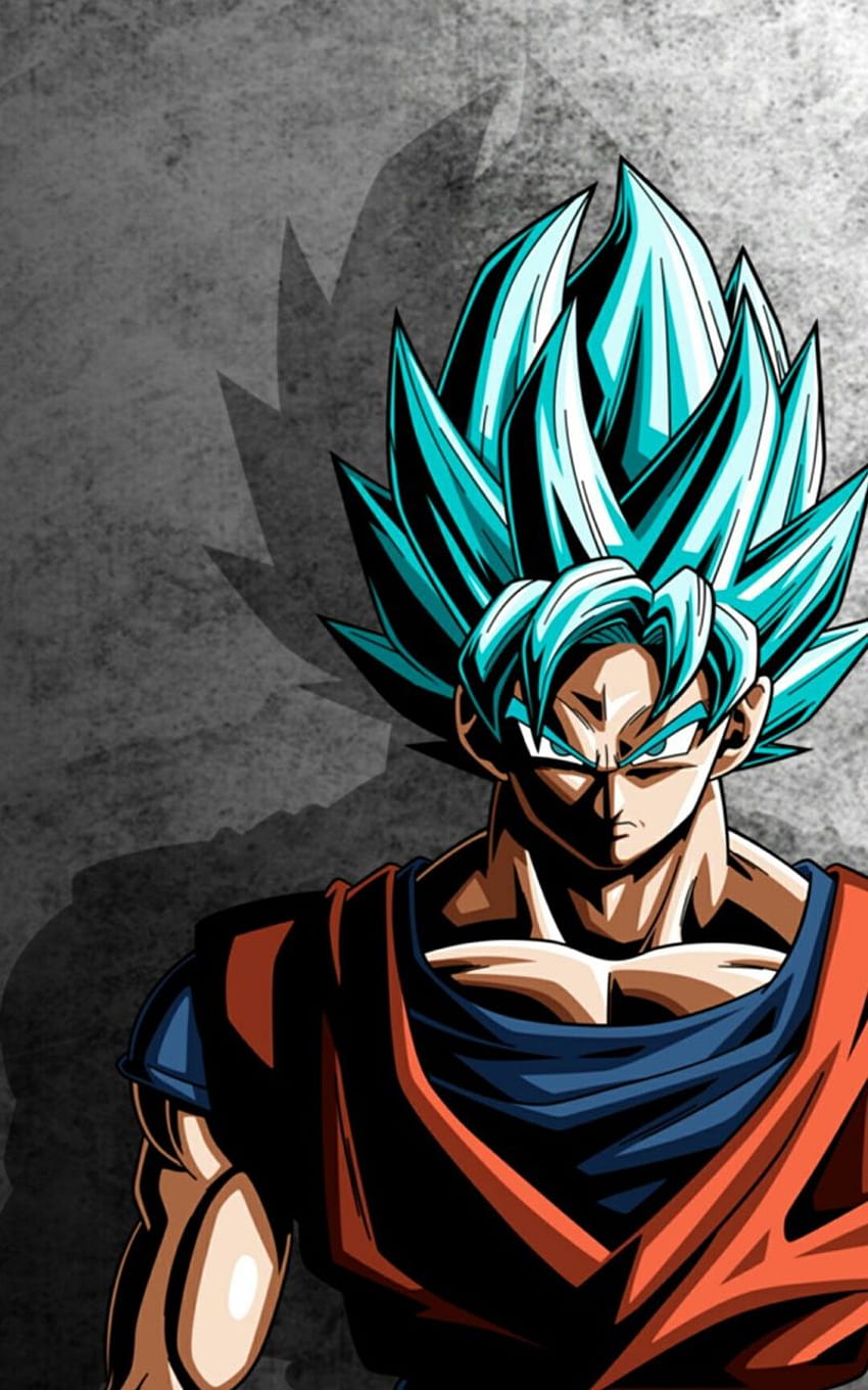 Adesivo de Parede Goku Super Sayajin 3 Blue - EG 71x98cm