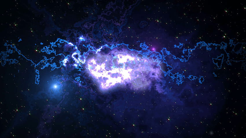Space animation backgrounds with nebula, stars. The Milky Way, the, galactic backgrounds HD wallpaper