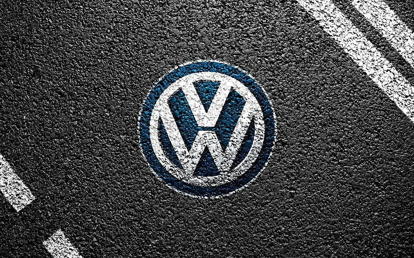 Logo Volkswagena, logo VW Tapeta HD