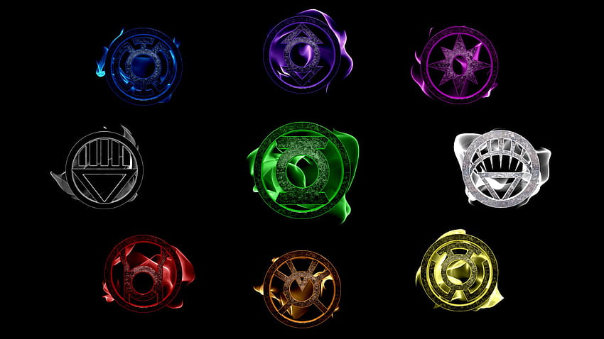 Lantern Corps Logos Revised [1920x1080] ComicWalls [1920x1080] for your , Mobile & Tablet, lantern corps colors HD wallpaper