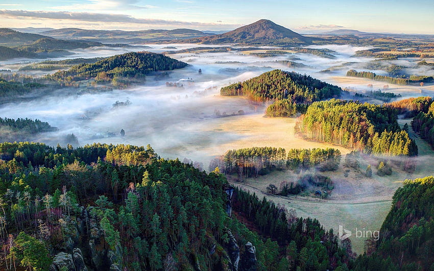 Bohemian Switzerland National Park, Czech Republic, swiss national park HD wallpaper