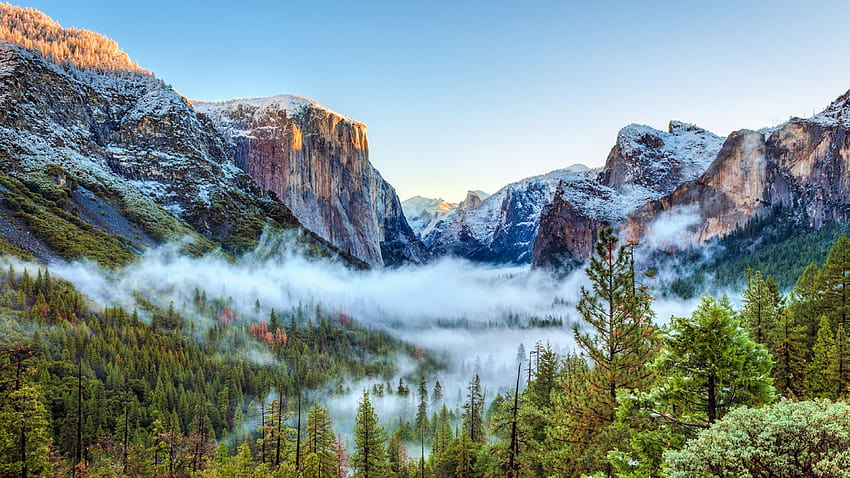 Ultra Yosemite national park HD wallpaper