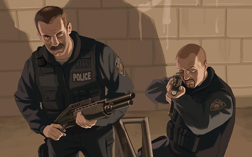 GTA IV: Wie wird man Polizist, gta 4 HD-Hintergrundbild