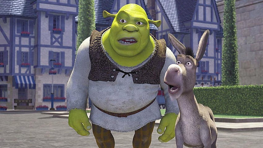 Wide Shrek and Donkey : , магарешки шрек HD тапет