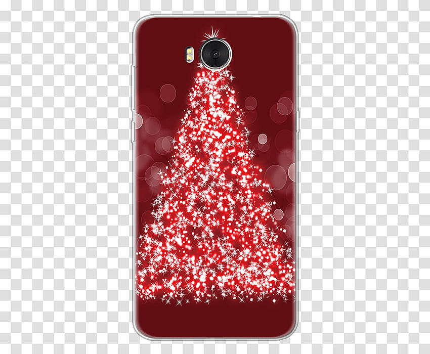 Albero di Natale rosso Iphone, pianta, ornamento, telefono cellulare, elettronica Png trasparente - Pngset Sfondo HD