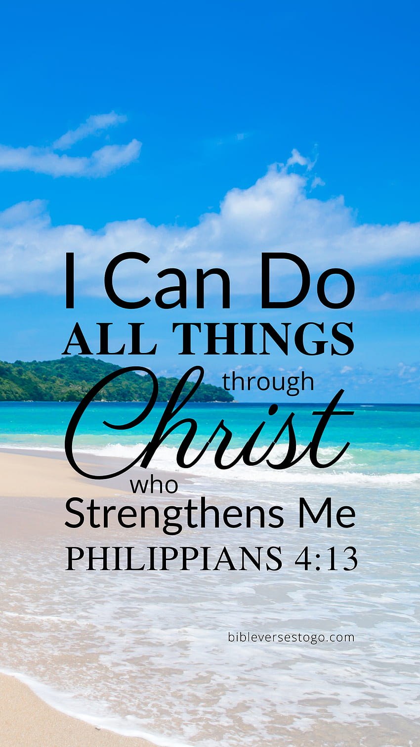 Pin on Inspirational Bible Verse of the Day, philippians 413 android HD phone wallpaper